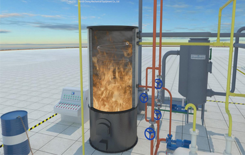 Waste oil distillation machine installation situation in Pakistan