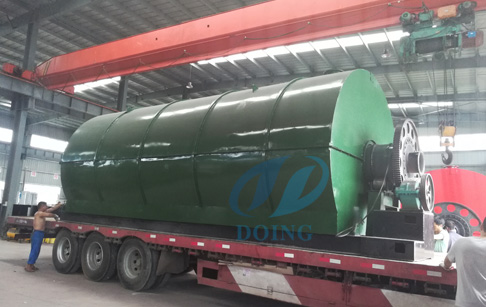 pyrolysis plant recycling waste tyre