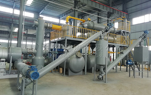 What products can be get by recycling waste tire with pyrolysis plant？